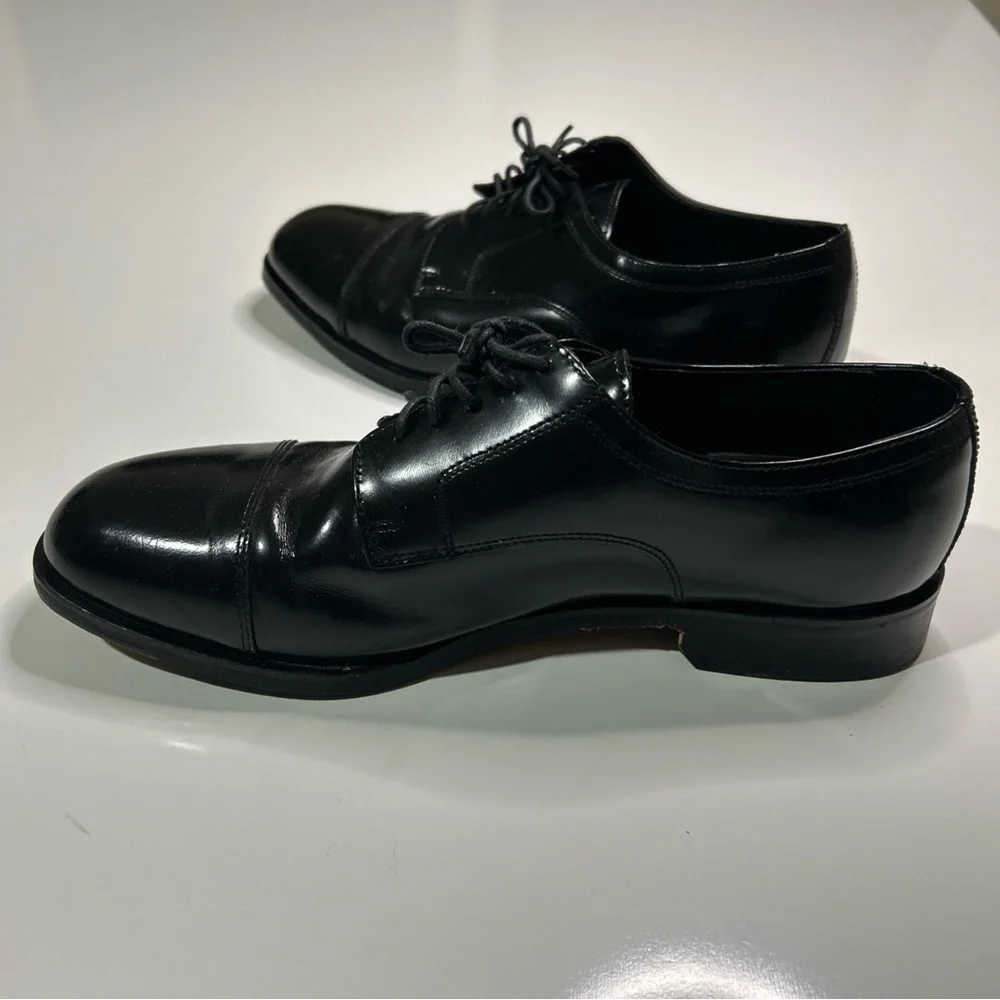 Nunn Bush Black Oxford Leather Shoes